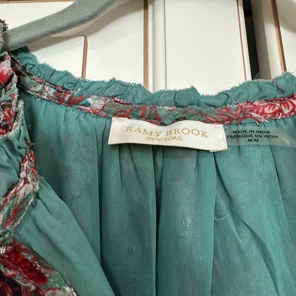 RAMY BROOK Blake Print Long Sleeve Minidress (D8) - Picture 13 of 13